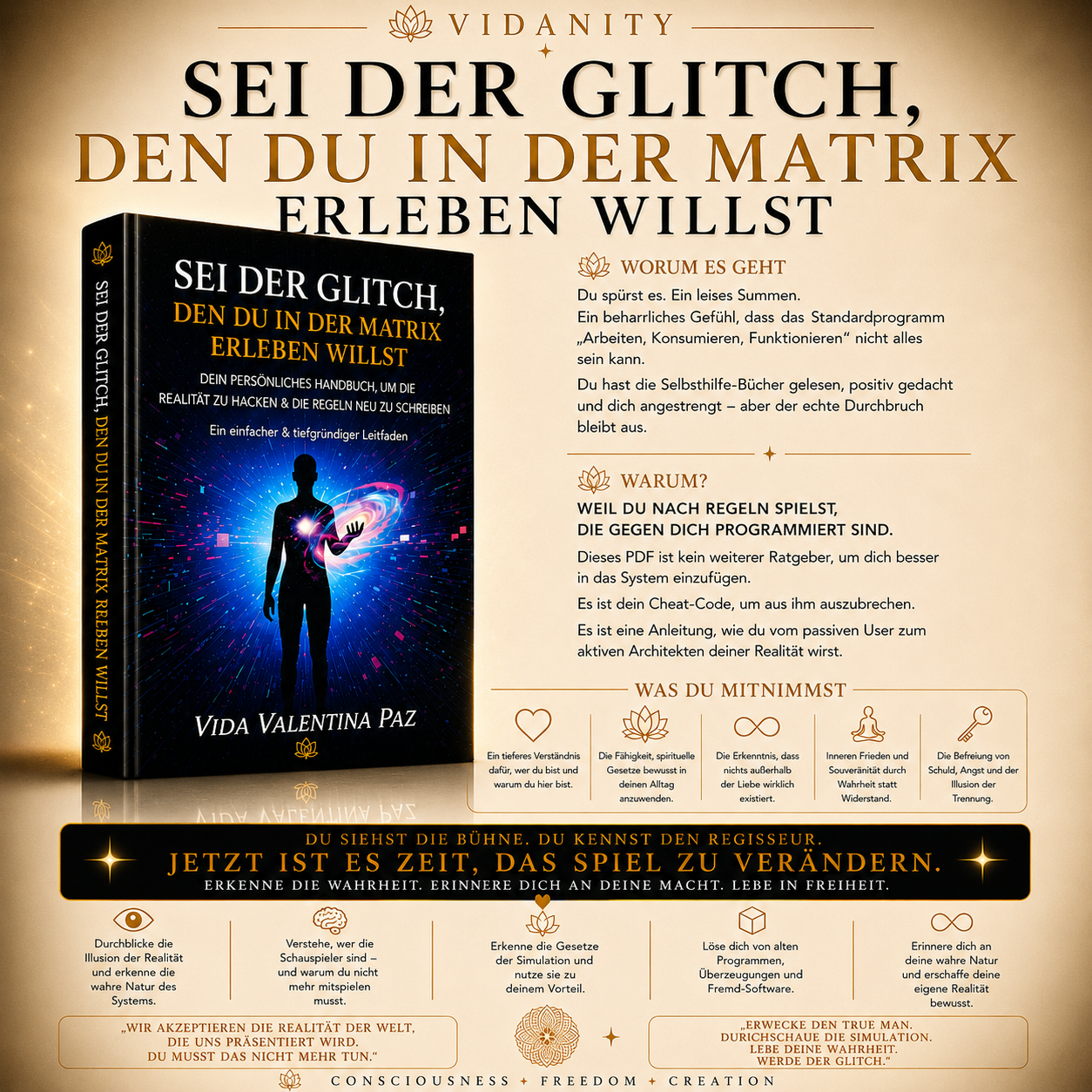 Sei Der Glitch, Den Du In Der Matrix Erleben Willst