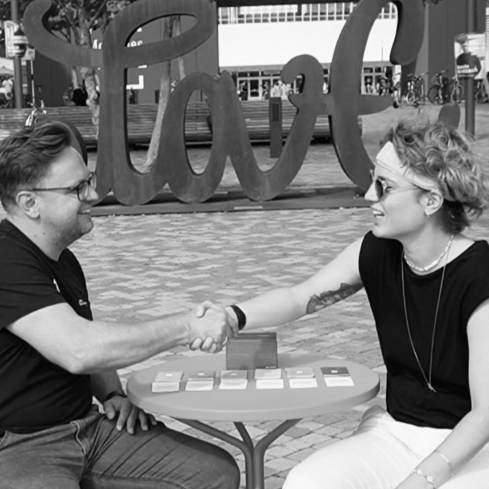 Real human meeting